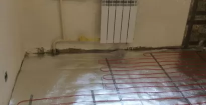 Монтаж нагрівального кабелю EASYTHERM (Латвія) в стяжку м. Черкаси